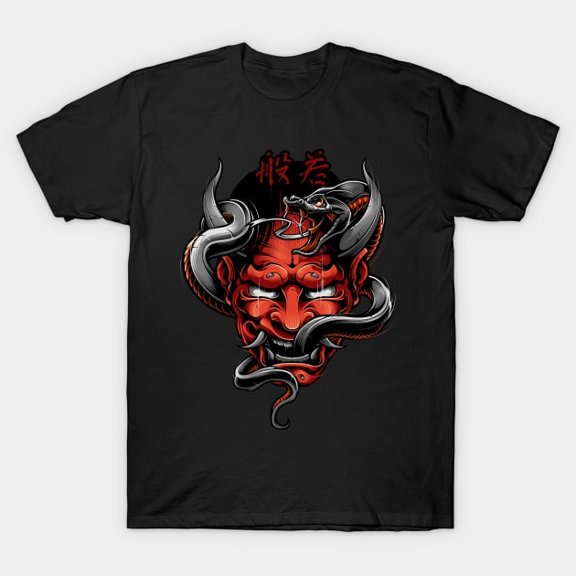 Hannya T-Shirt by BlackoutBrother